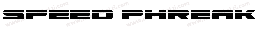 Speed Phreak Extra-C字体转换